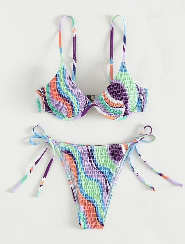Two-piece swimsuit set