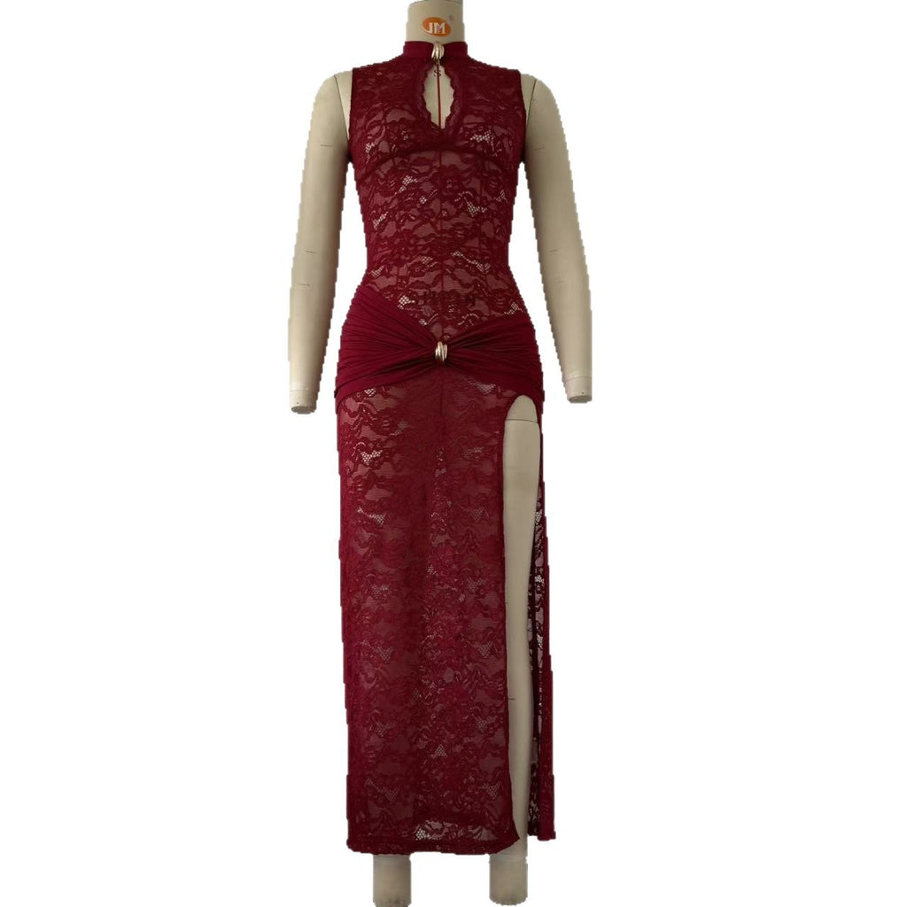 sleeveless dress